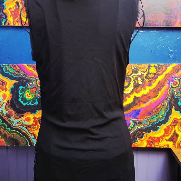 White House Black Market ~ Sz S ~ Sequin Sleeveless Blouse ~ Excellent Condition - Picture 4 of 10